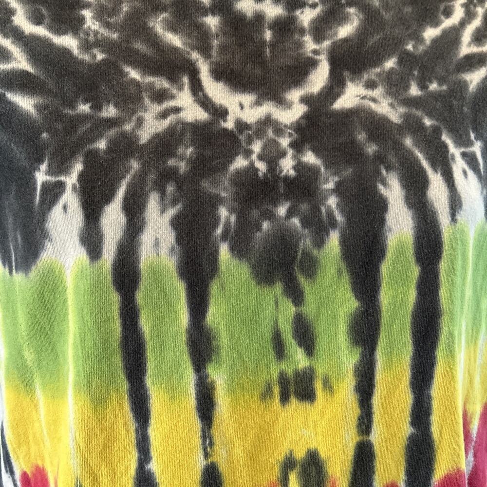 Vintage Alstyle Shirt Adult Large Tie Dye Ringer Y2K 3XL Mens EUC Skater - Picture 4 of 11